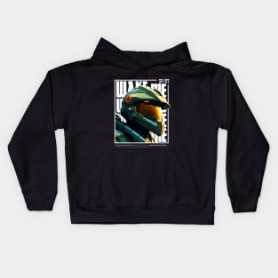 Halo game quotes - Master chief - Spartan 117 - BQ01-v5 Kids Hoodie
